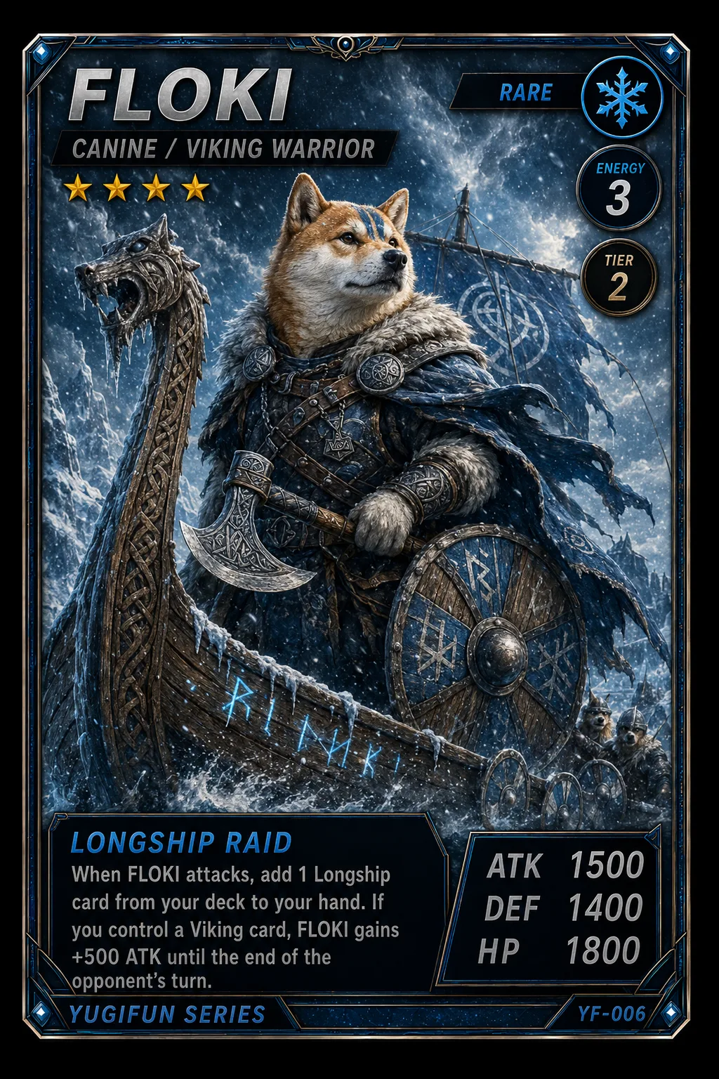 FLOKI - YugiFun card