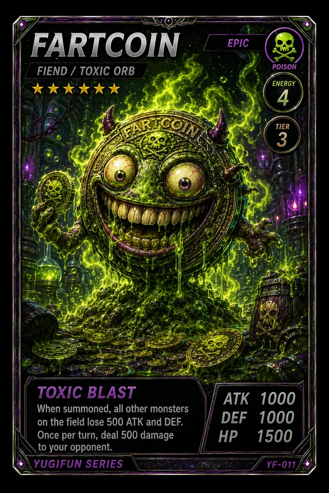 FARTCOIN - YugiFun card
