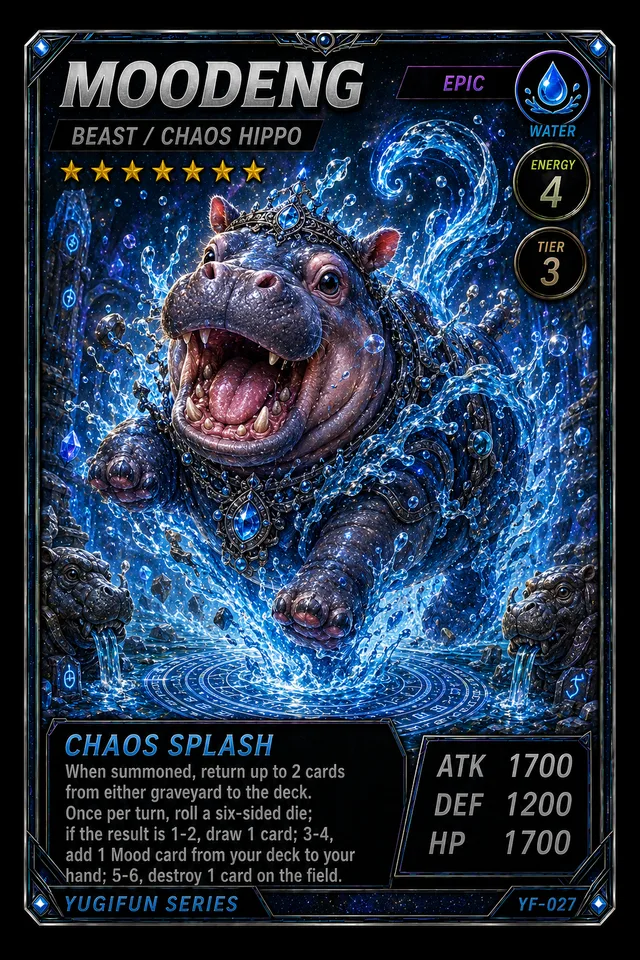 MOODENG - YugiFun card