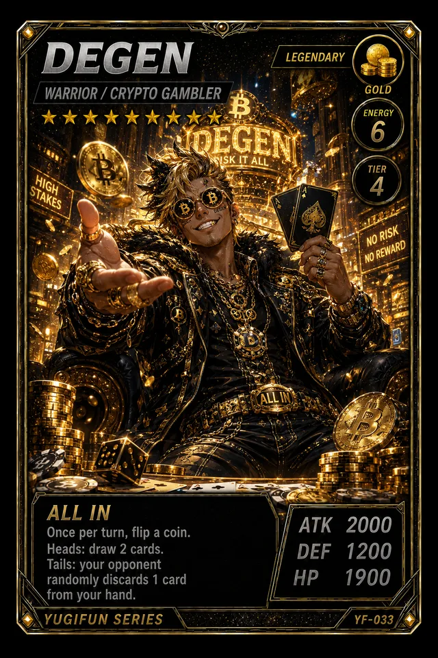 DEGEN - YugiFun card