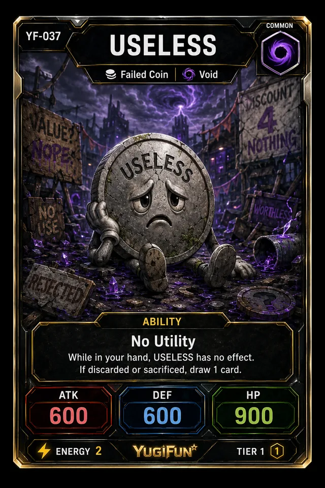 USELESS - YugiFun card