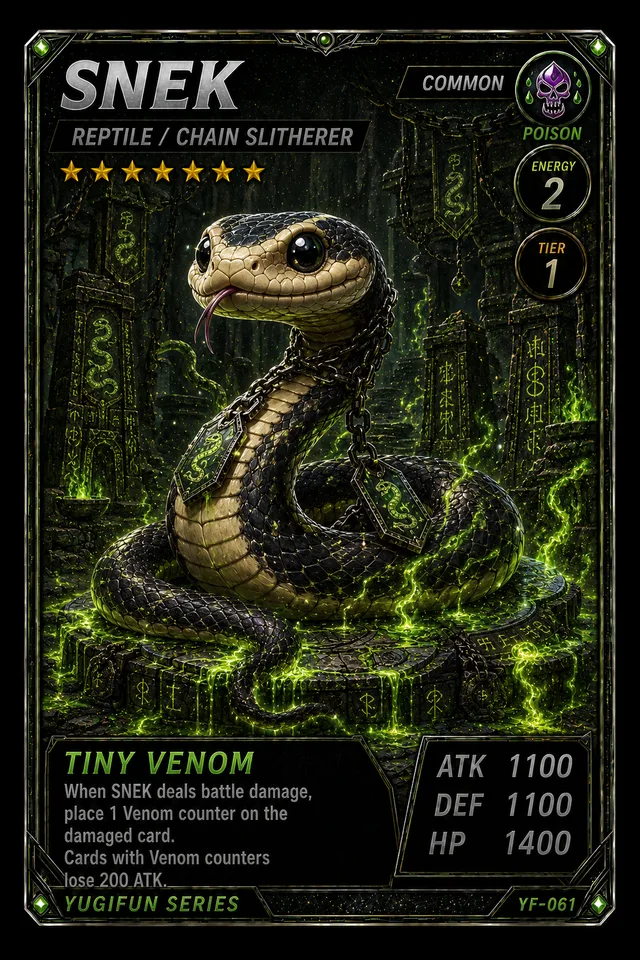 SNEK - YugiFun card