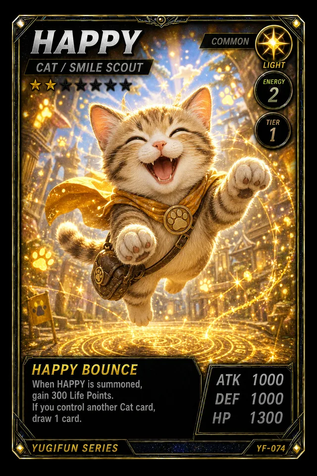HAPPY - YugiFun card