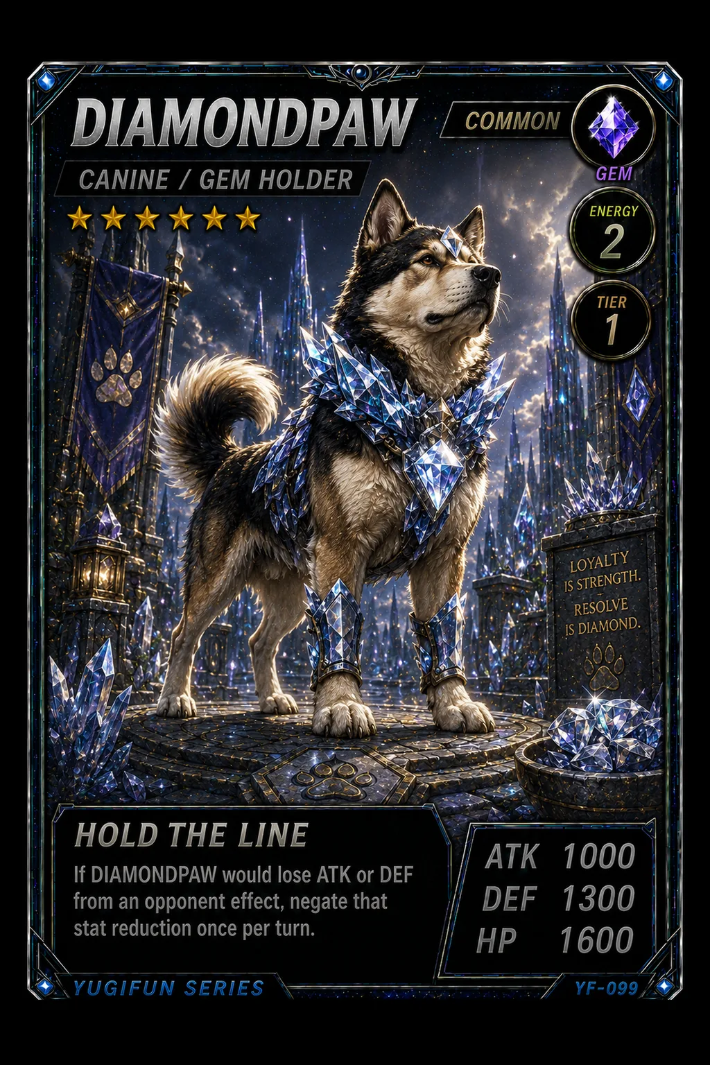 DIAMONDPAW - YugiFun card